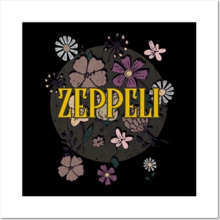 Aesthetic Proud Name Zeppeli Flowers Anime Retro Styles Posters and Art